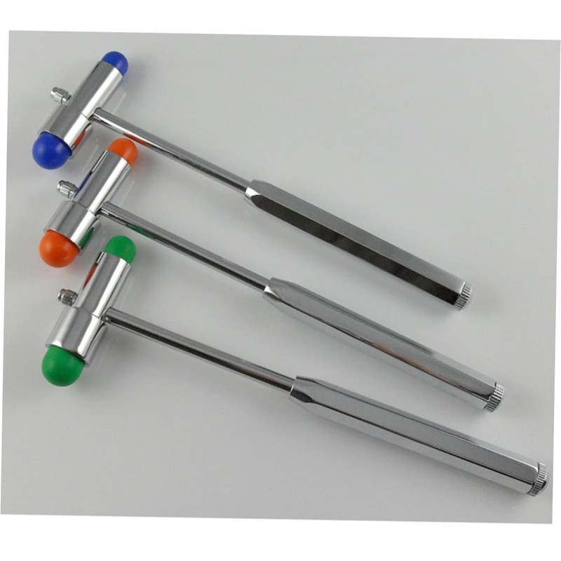IWOWHERO Multifunctional T Shaped Reflex Hammer with and Brush Diagnosis