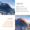 Trim Cover Exterior for Ford Bronco 2021-2026 2/4-Door 2PCS (Orange)