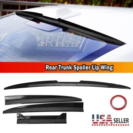 Carbon Fiber Look Rear Trunk Window Spoiler Wing for Kia Optima Forte Sedan DP