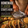 Kundita 8-Inch Cast Aluminum Tortilla Press, Silver Commercial-Grade Tortilla Maker