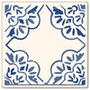 Poromoro Spanish Portuguese Azulejo Style Peel and Stick Backsplash Tile