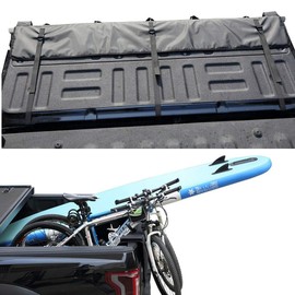 for Surfboard Bicycle Full Size Dorsal Truck Tailgate Pad Black Surf Bike