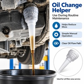 Oil Filter Funnel for Oil Changes – Multifunctional Removal & Change Tool for Automotive Maintenance