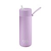 frank green Ceramic Reusable Bottle with Straw Lid, 20oz/595ml Capacity