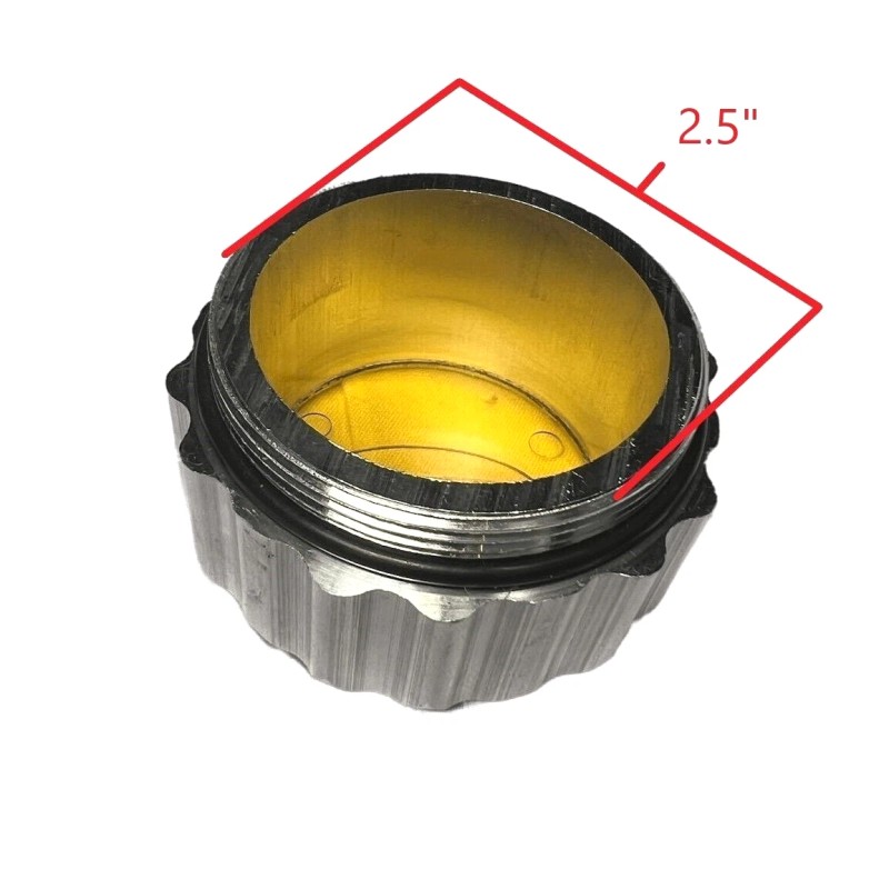 EZ Loader Oil Bath Hub Cap with O-Ring for 6-Lug