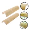 Alipis U-Shape Bamboo Pillow for Sauna Steam Room Stiff Spa