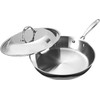 Cooks Standard Stainless Steel Frying Pan 12 Inch, Multi-Ply Full