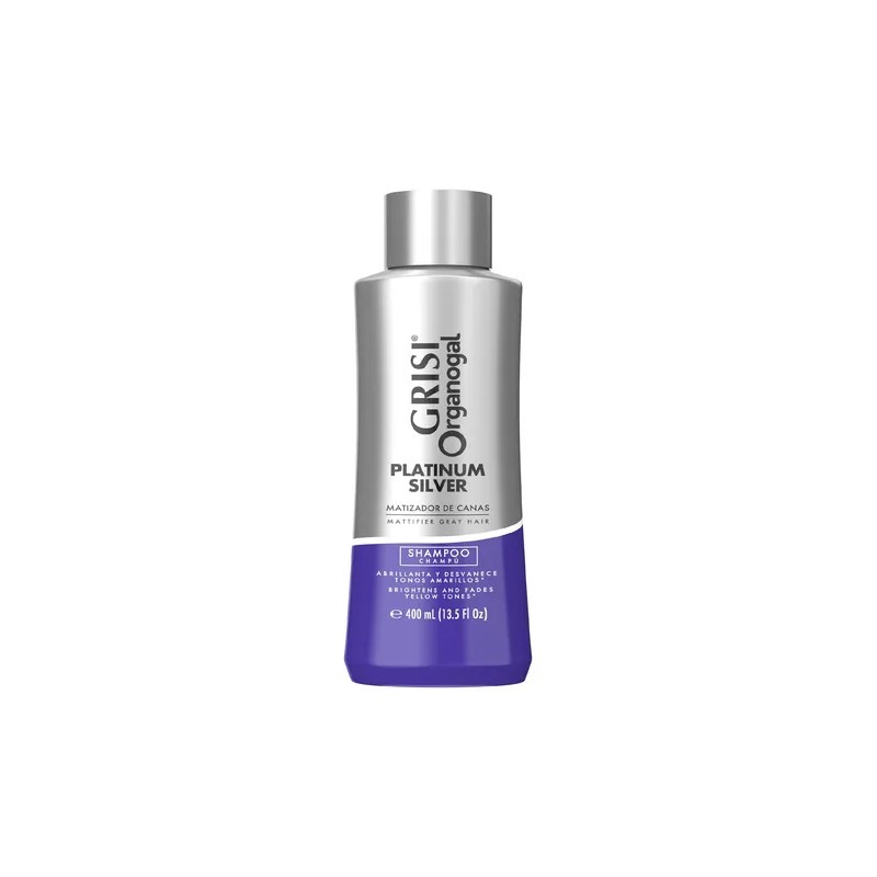 2 Shampoo Grisi Organogal Silver Canas Platinadas 400ml