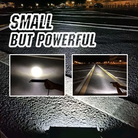 HOZILIFE 6 Inch Slim LED Light Bar Pods Small Spot Flood Offroad Driving Fog Work Single Row LED Light Bars for Trucks ATV UTV Boats, 2pcs