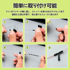 100pcs Rubber Squid Stop Sinker Stopper Fishing Floats High Elasticity Durable Cushion Rubber Fishing Tackle Accessories