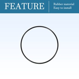 QUARKZMAN Nitrile Rings O-Rings Seal 140 mm x 132 mm x 4 mm for Tap Plumbers Repair Seal Connection, Black Pack of 5