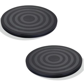 Pack of 2 Turntable, 360 Degree Rotatable 20 cm Universal Turntable, Round Turntable, Rotating Platform, for Crafts, Plants, TV, Laptops, Monitor