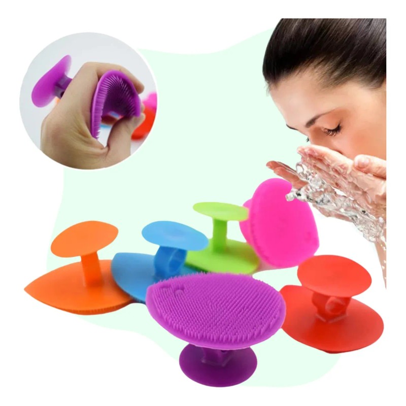 Set 4 Cepillo Facial De Silicón Exfoliante Limpiador Full