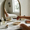 Bonie Bliss Gold Leaf Ceramic Jewelry Tray, Leaf Shaped Ring