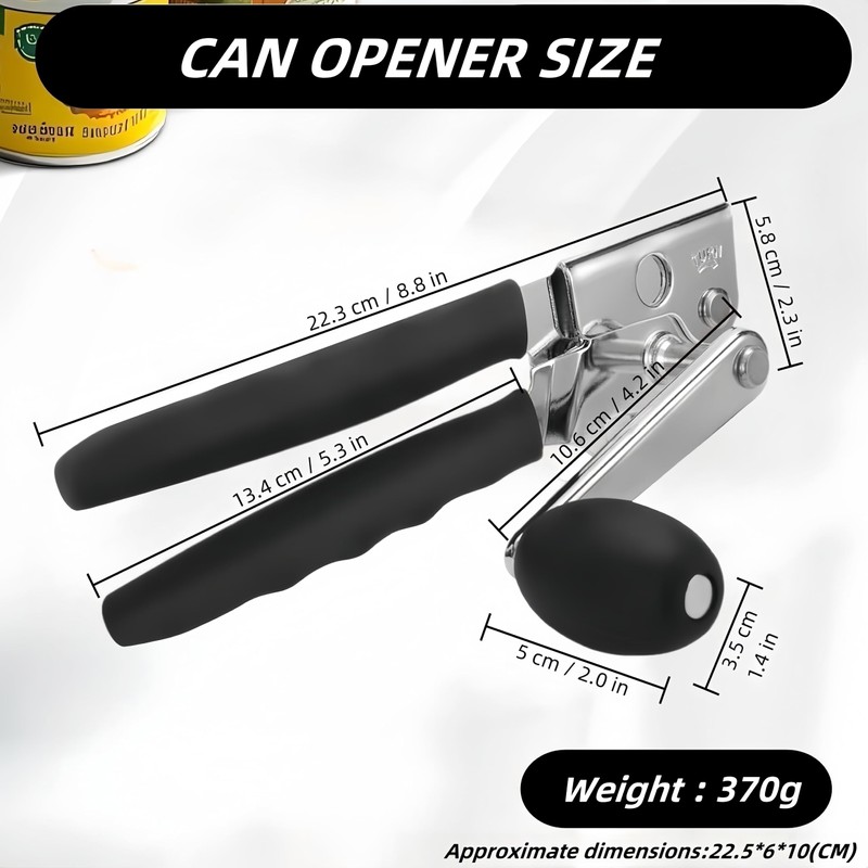 Commercial Can Opener, Hand Crank Can Opener Manual Heavy Duty