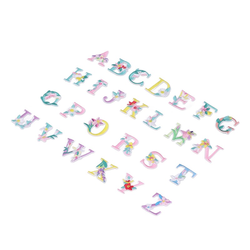 26 Letter Patches DIY Combinations Embroidered Patch Easy Ironing Soft