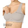 TOYVTOO Wireless Support Bras for Women Front Closure Lift No