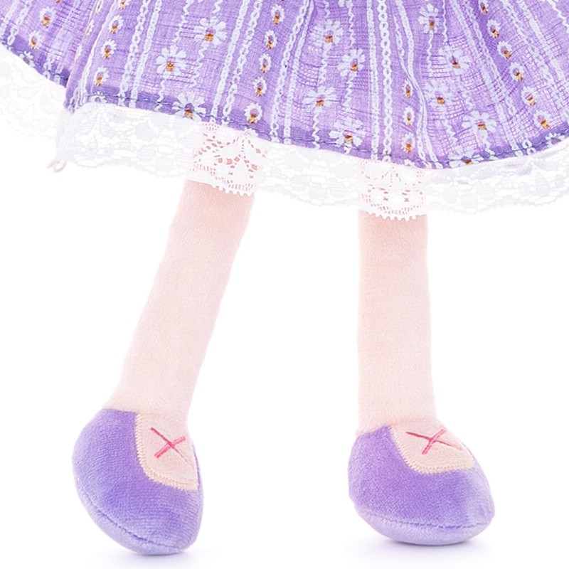 Gloveleya Baby Girl Gifts Soft Plush Doll – Lavender Daisies