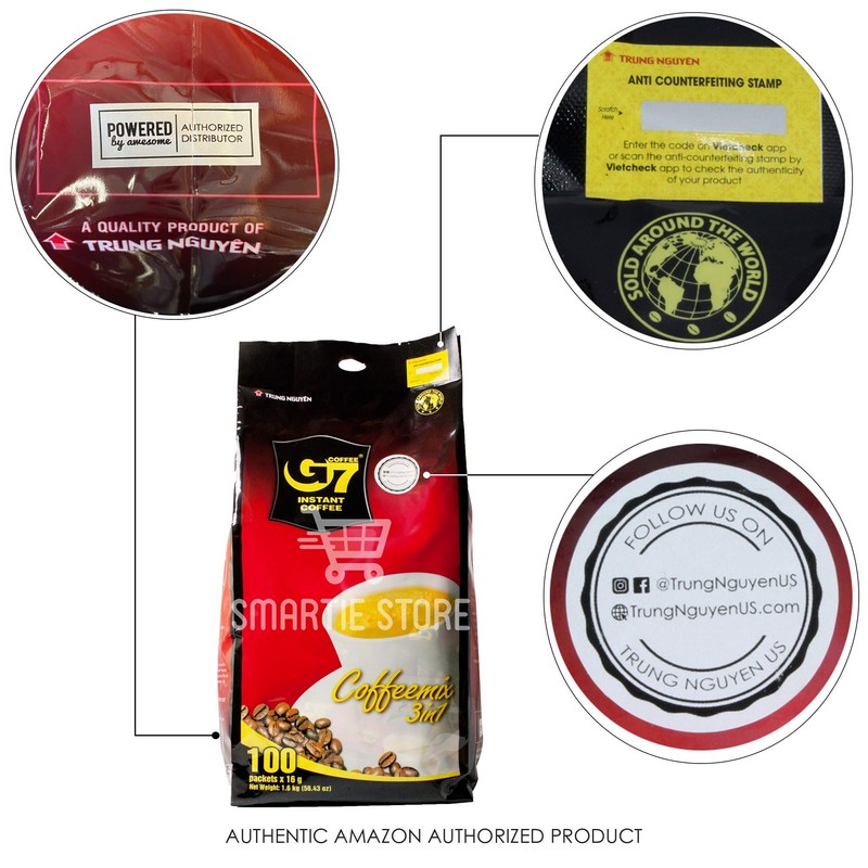 Trung Nguyen - G7 3 In 1 Instant Coffee -