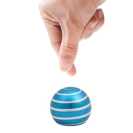 Desk-Fidget-Kinetic-Toys Cool-Gadgets: Cool-Stuff Thing Game Toy for Adult Teen Children Kid, Optical-Illusion Stress Relief Gifts for Man Women Home Office School Christmas Spinning Up 180 Seconds