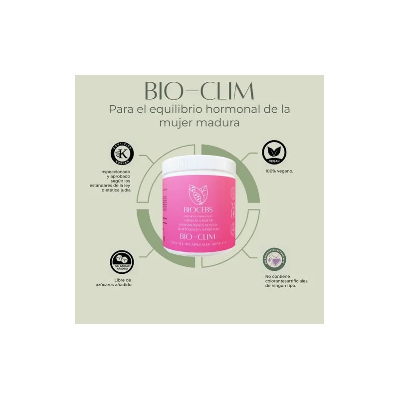 Bioclim, Suplemento/adaptógenos, 60 Cápsulas, Biocebs
