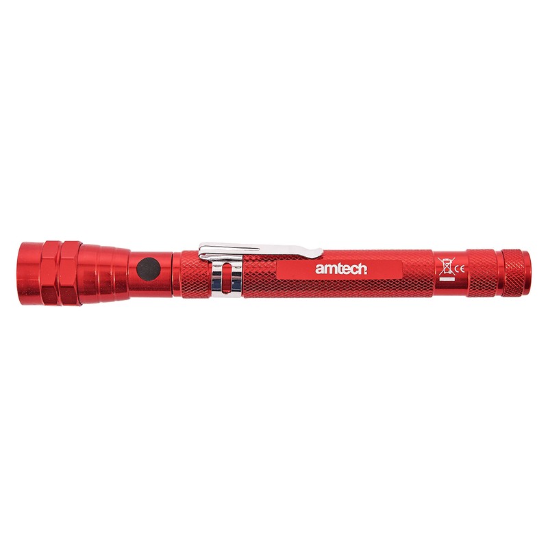 Amtech S8006 3 LED Telescopic Torch and Magnetic Pick up