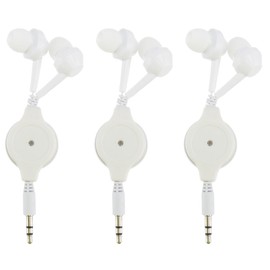 Gatuida - 3 auriculares mini de 3,5 mm de 3,5 mm de micrófono, con cable, auriculares con cable sobre los oídos, con cable