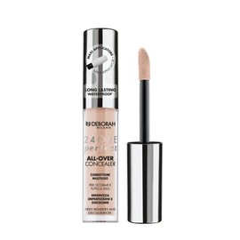 Deborah Milano Liquid Corrector 24 Hours Perfect All-Over Concealer, 01 Fair, Long-Lasting and Waterproof, High Tightness, Minimises Unevenness, Eyes and Face Pain