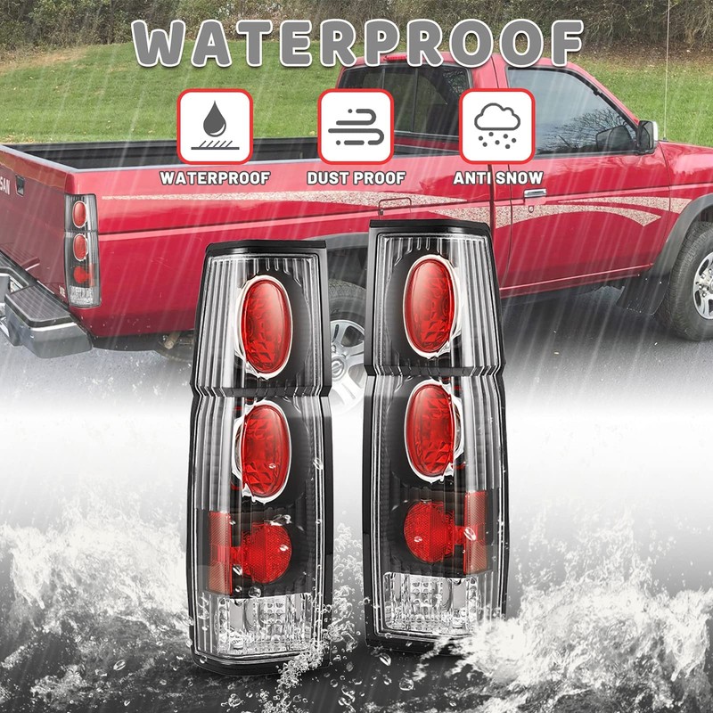 AUTOWIKI Tail Lights LED For Nissan 1986-1994 Hardbody D21 SE