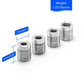 Amazing AUTO (Sliver) Manual Gear Shift Knobs Adapters for Fit Compatible with Mazda Tacoma STi Nismo 2004 Honda Accord Subaru Focus ST Miata Toyota