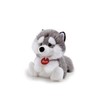 Trudi Husky Plush, Grey/White – Soft and Cuddly Fluffy Husky