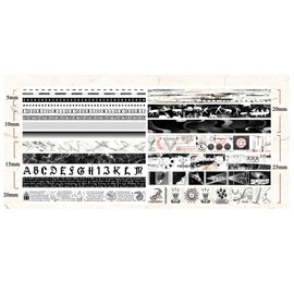 LGEGE 20 Rolls Astrology Washi Tape Set,5/10/15/20/25mm Wide,Sacrifice, Totem,Japanese Masking Tape Décor for Scrapbook,Bullet Journal,Gift Wrapping,DIY Craft (2m)