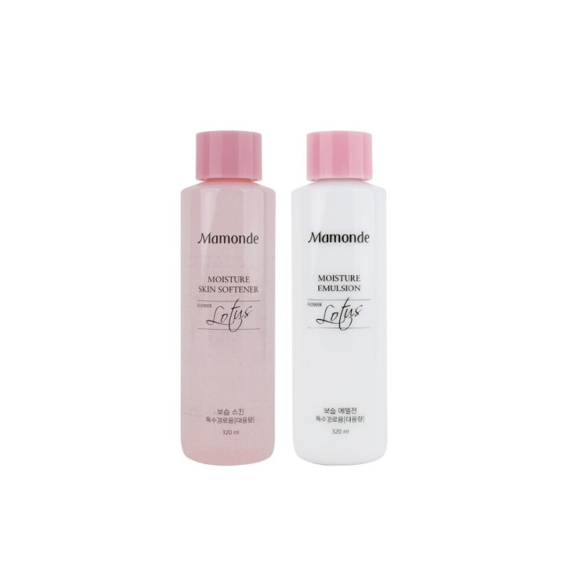 Mamonde Moisture Skin Softener/Emulsion 320ml / 마몽드 모이스처 스킨 소프너에멀젼