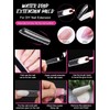 EBANKU 120 PCS Coffin Dual Nail Forms for Poly Gel,