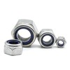Hippo Hardware M8 (8mm) Nyloc Nuts Insert Nylon Lock Nuts