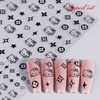 6 Types of Cute Character Kitty Nail Stickers / 네일아트 귀여운 케릭터 냥이 고양이 네일스티커 6종
