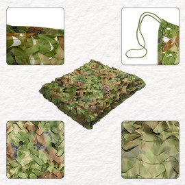LOOGU Camouflage Net with Reinforced Sun Protection, Hidden Camouflage Net for Hunting, Privacy Screen, Military in Garden, Desert, Jungle, Various Designs and Sizes