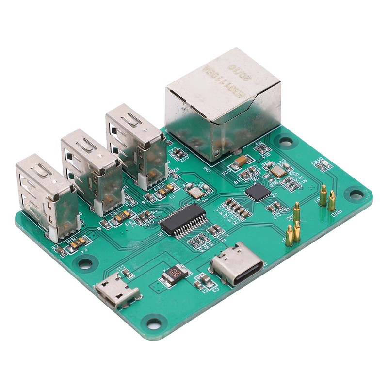 HUB Expansion Board Integrated USB to Ethernet Accessories for Raspberry