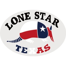 Lamatar1 Texas Souvenir Keychain Metalic (Texas Armadillo Keychain)