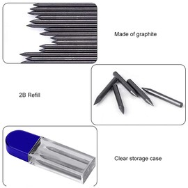 Compass Replacement Leads, Compass Refills Compass, Compass Leads Diameter, Compass Refill Long Leads, HB Compass Refills, Black Compass Lead, HB Compass Lead, Blue