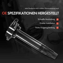 Frankberg 2x Ignition Coil Ignition Module 3-Pin Compatible with Caliber 1.8L 2.0L 2.4L 2006-2017 Journey 2.4L 2009-2018 Compass MK49 2.0L 2.4L 2006-2017 Replace# 04606824AB