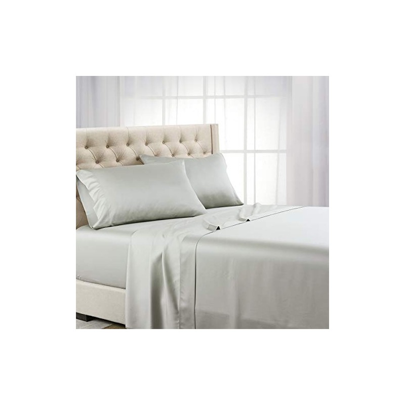 Abripedic Solid 600-Thread-Count, 100-Percent Tencel Lyocell, King Size, 4PC Bed