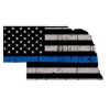 CustomDecal US Nebraska State (V28) Thin Blue Line Vinyl Decal