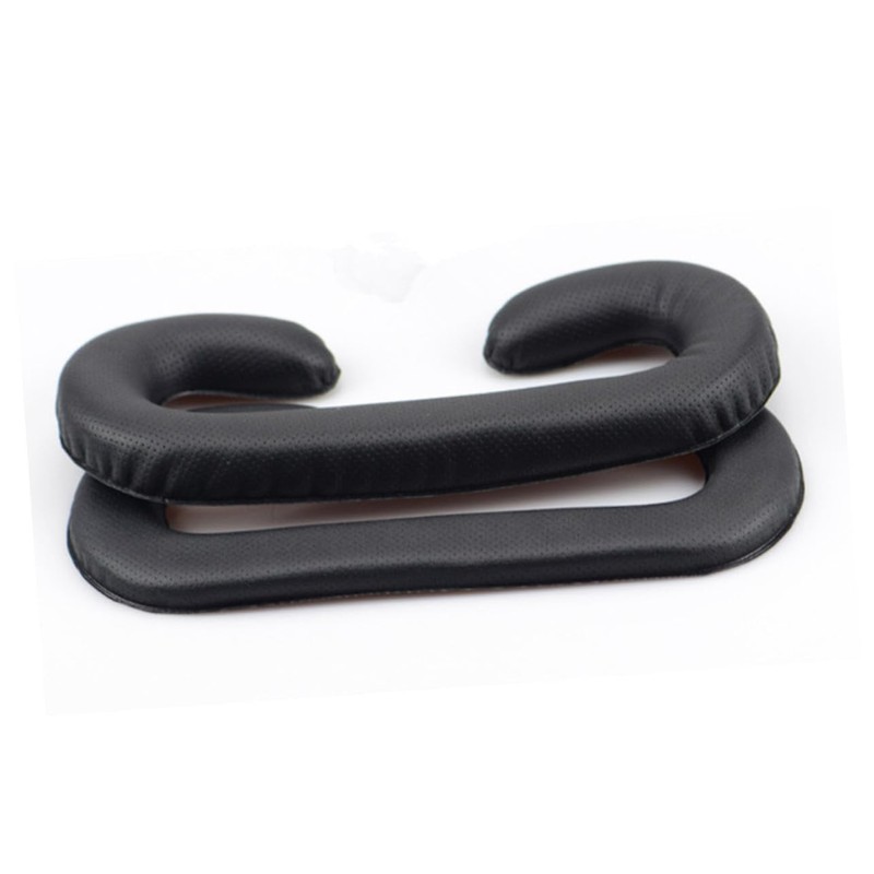 GRIRIW 2pcs Pu Leather Vr Eye Mask Sponge Cushion for