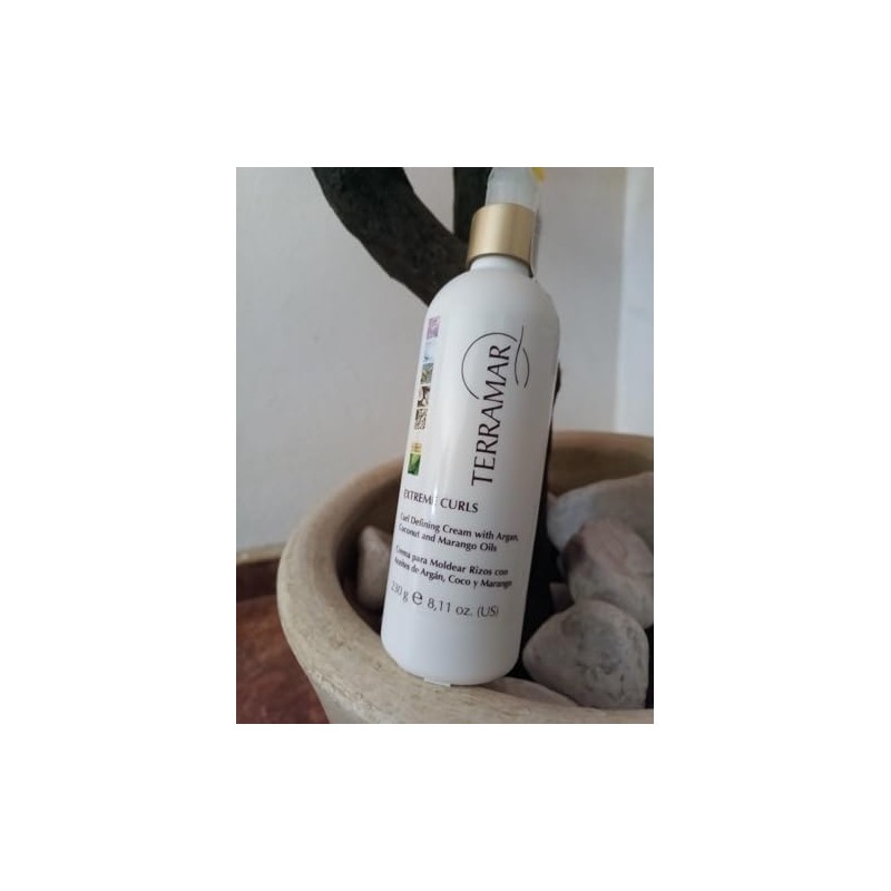 Crema Para Moldear Rizos Con Aceite De Argan Coco Y