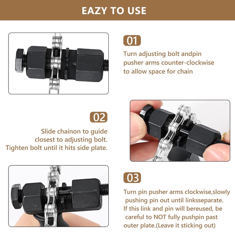 DOETYD Bike Chain Tool Removal Wrench Bicycle Repair Kit Bicycle
