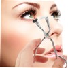 Baluue Stainless Steel Eyelash Curler with Lash Comb Half Lash