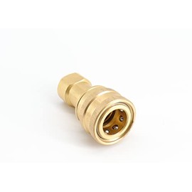 3/8" FPT x 3/8" FQD Coupling Brass Quick Disconnect Pressure with Stainless Steal poppet and Viton Seal