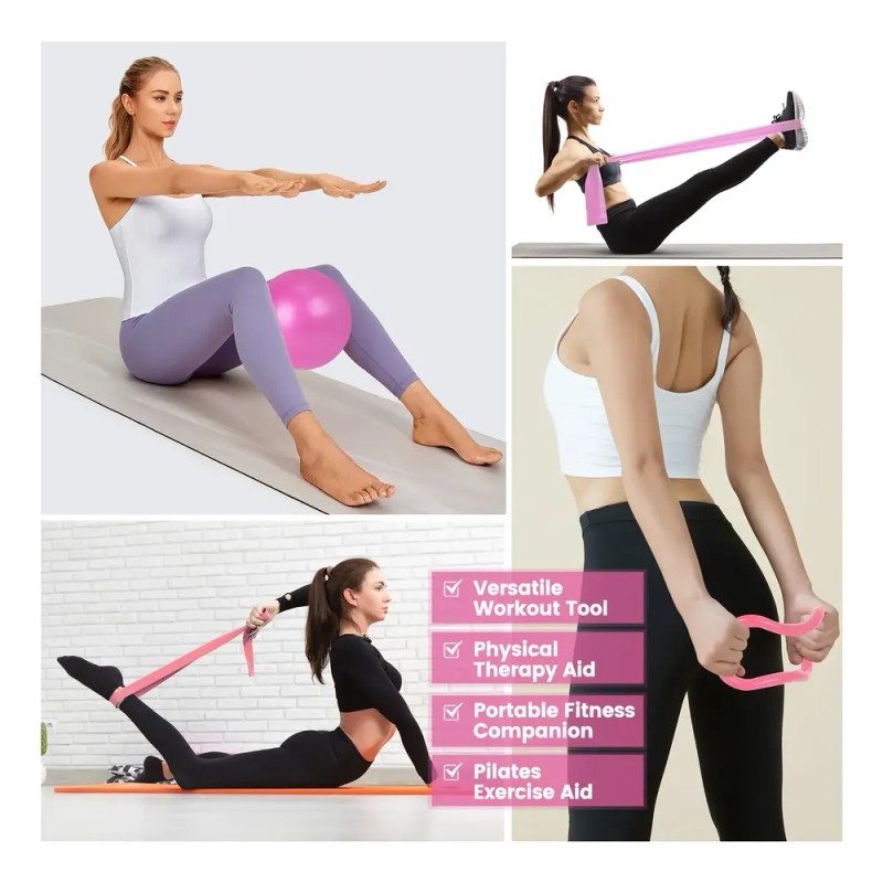11pcs Pilates Circle Y Pilates Ball Set Bands