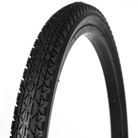 WANDA Beach Cruiser Bicycle Tire, Black, 26"